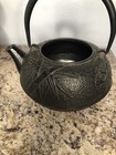 Cast Iron Tetsubin Japanese Tea Kettle Bambo Floral No Lid