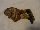 Vintage German Art Pottery Gnome Ornament  bp1