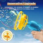 Sloosh Whale Bubble Gun With Refill Solution  Bubble Gun Machine Blower Toy For 