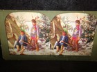 5 Native-american Stereoview Cards  Pre-1900  Gray Eagle  Black Hawk  Etc