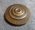 Large Vintage Antique Metal Button Fancy