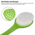Bath Body Brush  Long Handle Back Scrubber For Skin Exfoliating  Shower Massager