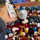 New 2025 Shanghai Disney Magician Mickey Cartoon Plush Pendant Keychains Doll