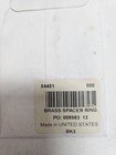 Edmund Industrial Optics 54451 Brass Spacer Ring  lot Of 3 
