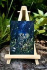 Aceo Print Raccoon Jar Of Fireflies Animal  Forest Nature Cupcakewithsugar_arts