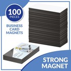 Business Card Magnets Pack Of 100     Customize With Peel And Stick Adhesive Magne