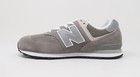 New Balance 574 Classic Big Kids Running Shoes Sneakers Gc574evg - Grey white