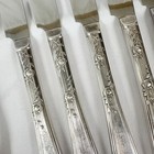 Vintage Rosemary Wm Rogers International Silver Is Silverplate Flatware Set 33pc
