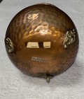 Vtg Ethan Allen Hammered Brass   Copper Bean Pot Hand Made In Israel 