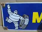 Michelin Porcelain Enamel Sign  30 X 8 Inches 1 Sided
