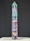 Rainbow Fluorite Tower Crystal Gemstone Large Tall Point Chakra Reiki