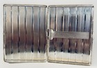 Steampunk Cigarette Case Vintage Silver Plated Metal Wallet Card Holder Box 3x4