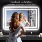 48x36 Led Bathroom Mirror With Lights  Anti-fog  Backlit   Front Lit  Lighted   
