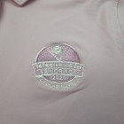 Nwt Peter Millar Polo Shirt Women Pink M Golf Senior Pga 2020 Harbor Shores Prep