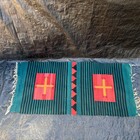 Navajo Germantown Revival Weaving rug Multicolor 62   x29    Inch Rare 
