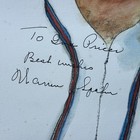 Warren Spahn Signed Press Proof Lithograph Decathlon Sports Print Series