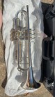 King Bb Silver Trumpet 3-valve Piston W  Water Key  Finger Hook  Case Kit