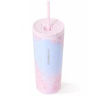 Starbucks 2025 China Sakura Pink 24oz Ss Straw Tumbler