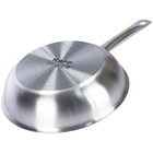Triple-ply Stainless Steel Frying Pan Long Handle Induction Ready Skillet Kapp