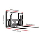 48  Mini Skid Steer Loader Attachment Pallet Forklift Fork Free Shipping