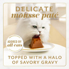 48p Purina Fancy Feast Gems Turkey   Chicken Flavor Mousse Pate Wet Cat Food 2oz