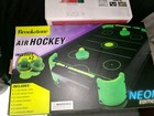 Air Hockey Table Brookstone Neon Edition