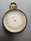 Early 1900s Antique Vintage Pocket Barometer altimeter Marked Compensated