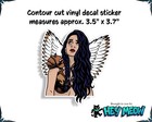 Horror Slasher Final Girl Sienna Shaw Art The Clown Terrifier Killer Vinyl Decal