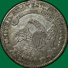 1829 7 Over 7 Capped Bust Half Dollar Extremely Fine Xf Coin  28637