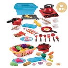 47pcs Kids Pretend Play Cooking Set     High Detail Kitchen Toy For Ages 3   5