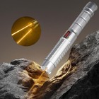 591nm Golden Yellow Burning Laser Pointer Visible Dot Torch Light Rechargeable