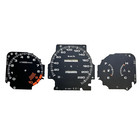 Gauge Cluster Overlay Type-r Style 220 Km h 10k Rpm For 96-00 Honda Civic Ek Ej