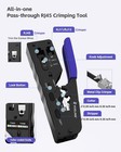 Rj45 Crimp Tool Kit  All-in-one Network Solution  Complete With Bag   Wire Cutte