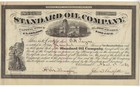 John D  Rockefeller Signed Standard Oil Stock Certificate Itasb Oliver H  Payne