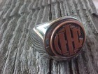 1902 Ihc International Harvester Silver Chrome Ring  8 Nos Hi- Quality Class