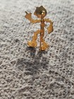 Reddy Kilowatt Red Enamel Pin Vintage 1  Electricity Advertising Utility-cd