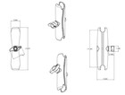 Ram-d-201u-e Ram Mounts Long Length Double Socket Arm For D Size 2 25  Balls