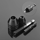 1pc 0 3   8mm Mini Keyless Drill Chuck Adapter  1 4  Hex Shank Collet Converter