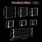 7 Pcs Acrylic Stamp Blocks  Assorted Sizes Clear Stamping Blocks Set  Stampin   