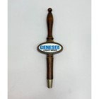 Vintage Genesee Wooden Pub Style 12 3 4  Beer Tap Handle Man Cave Game Room Bar