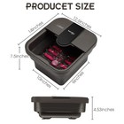 Foot Bath Spa Massager With Heat Bubbles Temp Adjustable Pedicure Foot Soak Feet