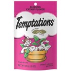  6-pack  Catnip Flavor Crunchy And Soft Dry Treats For Cats  3 Oz Pouch