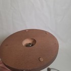 Vintage Mid Century Modern Mcm Teak Wood Twist Lamp Brass Base 1960s Table Lamp