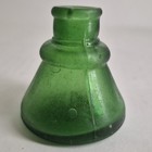 Antique Emerald Green Carter s 1897 Made In U s a Cone Ink Bottle