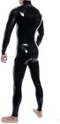 Men Rubber Latex Catsuit Back Zip 0 4 Mil 100  Latex Rubber Fetish L