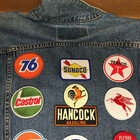 Gas Station Oil Logos Mobil Gulf 76 Texaco Sinclair Stp Iron On Patch 12 Pc Lot