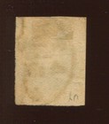 Confederate States 1 Used Stamp With Black Atlanta Ga Cancel Bx5195