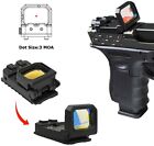 Tactical Flip Red Dot 3 Moa Mini Reflex Sight W  Rmr Mount For Glock Mos Pistol