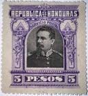 Travelstamps  Honduras Stamps Scott  63 - 5 Peso President Bogran - Mint Mng   