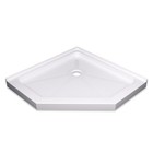 Neo-angle 36x36 Inch Corner Shower Base Abs White Anti-slip Easy Installation